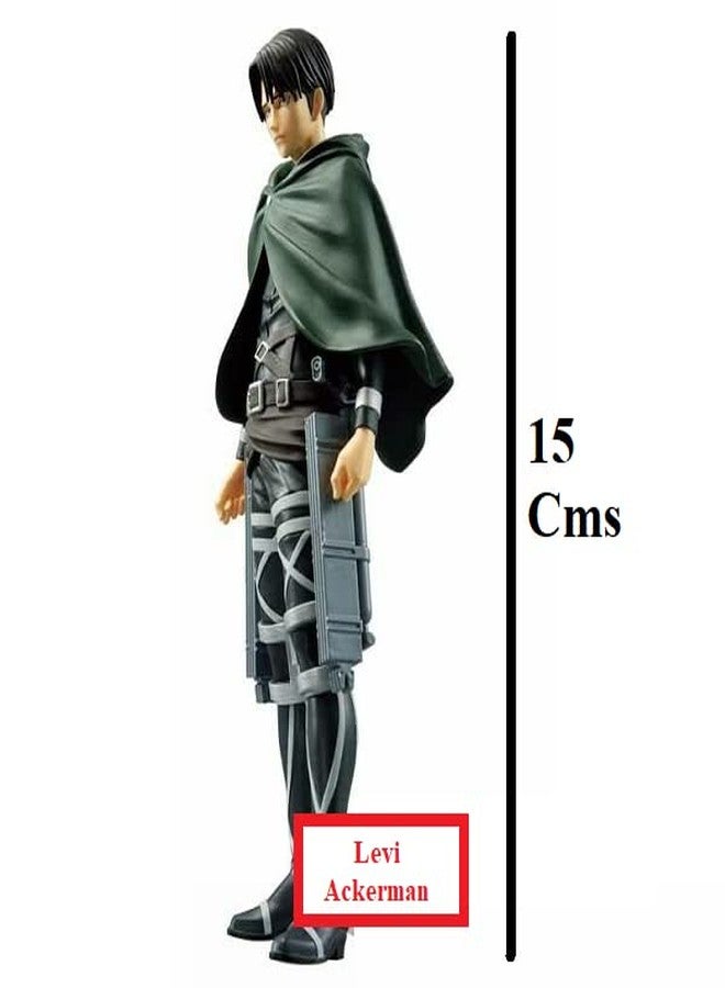 Trunkin | AOT Levi Ackerman Action Figure | The Final Season Levi Survey Corps Weeb Manga Collectible | PVC Anime Figurine - Image 3